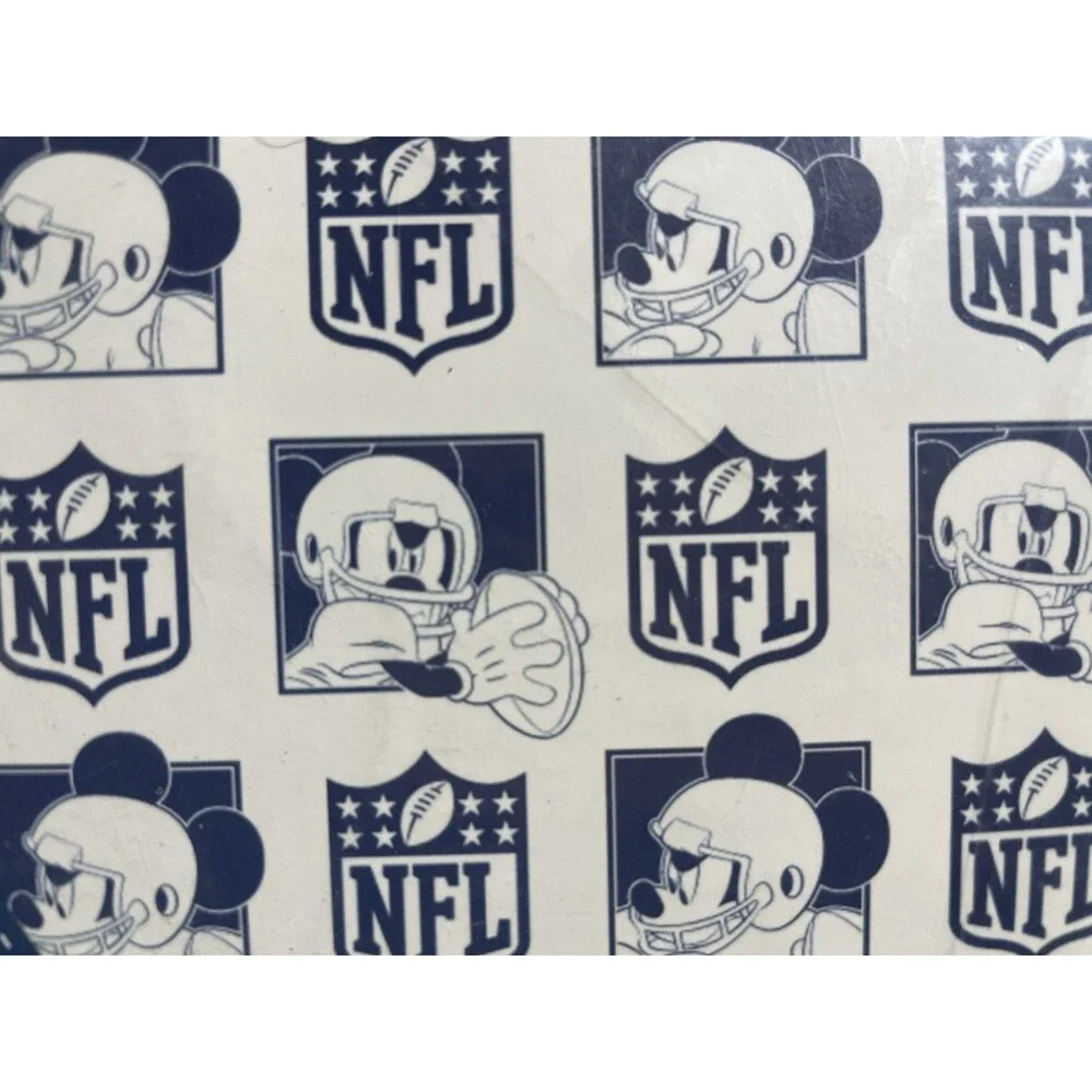 Disney Mickey Mouse NFL Full Sheet Set with Pillow Case Dallas Cowboys Blue NEW
